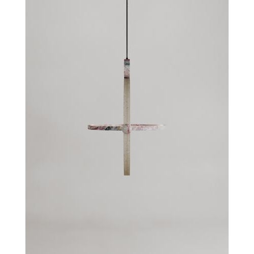 Black Marble and Stone Ring-Shaped Gaïa Lamp by Esther Knopfler For Sale - Image 9 of 16