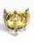Antique Zoomorphic Amber Glass Bowl With Three Fish and Enamel Decoration, Attributed to Auguste Jean, Moser Style C. 1880 For Sale - Image 14 of 14