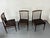 Brown Danish Rosewood Dining Chairs from AWA Meubelfabriek, 1960s, Set of 3 For Sale - Image 8 of 10