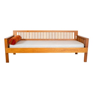 Vintage Charles Webb White Oak Wood Daybed Sofa For Sale