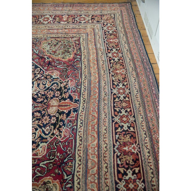Antique Kermanshah Carpet - 10'9" x 16'3" For Sale - Image 13 of 17