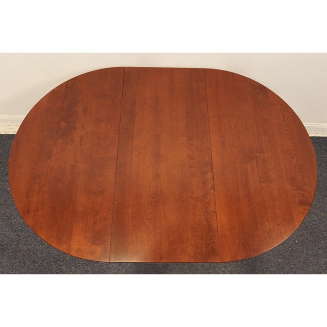 Nichols & Stone Nichols & Stone 60" Solid Birch Colonial Early American 60" Dining Table 15577 For Sale - Image 4 of 11