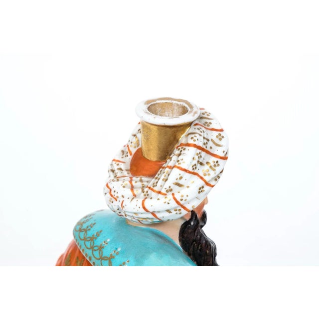 Orange Antique 19th Century French Jacob Petit Paris Porcelain Scent Bottle For Sale - Image 8 of 12