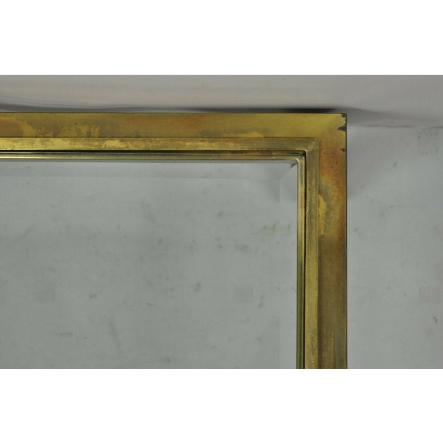 Mastercraft Brass Greek Key Glass Top Large Square 42" Coffee Cocktail