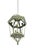 Early 21st Century A Vintage “Visual Comfort” Style Iron Celadon Green Chandelier For Sale - Image 5 of 8