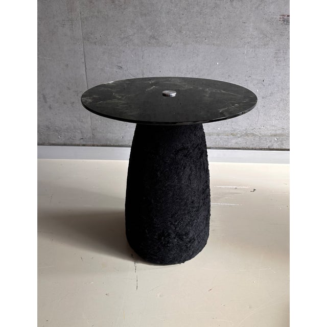 Early 21st Century Bolete Side Table with Smoke Glass Table Top from Aifunghi For Sale - Image 5 of 5