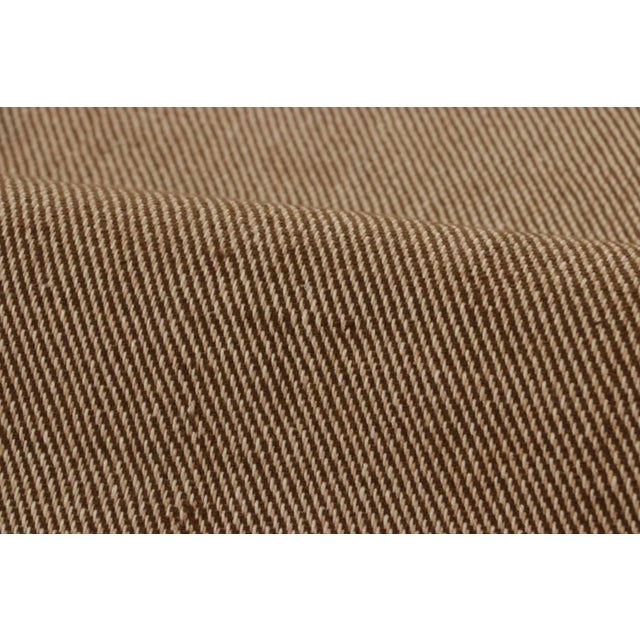 Textile Rug & Kilim’s Modern Textural Extra-Long Runner Rug in Beige-Brown & Cream Tones - 2'7" X 18' For Sale - Image 7 of 8
