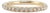 14k Yellow Gold 0.34ct Round Brilliant Lab Grown Diamond Half Eternity Band, Size 5.5 For Sale