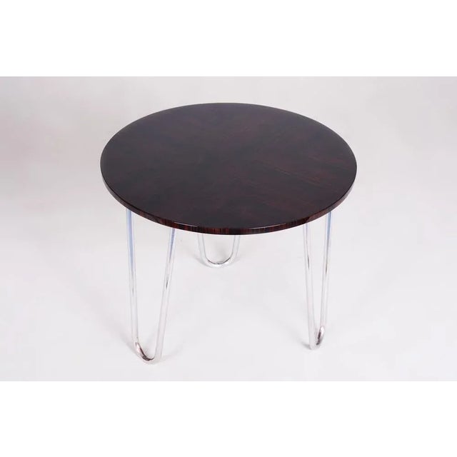 Bauhaus Round Coffee Table, 1940s For Sale - Image 9 of 9