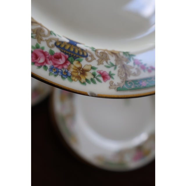 1920s Hass & Czjzek Crown Imperial Czech Porcelain Plates, Set of 11 For Sale - Image 17 of 18