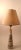 Nice modernist stacked marble table lamp, marked "Made in Italy" - the third segment has a chip, faces the rear of the...