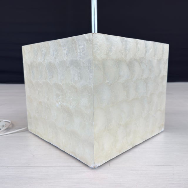 Shell Rausch Mother of Pearl Floor Lamp For Sale - Image 7 of 9