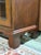 Late 20th Century Hekman Furniture Mahogany Glass Door Curio Display Cabinet With Drawer For Sale - Image 10 of 11