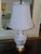1950s Vintage German Dresden Style Porcelain Urn Table Lamp For Sale - Image 5 of 7
