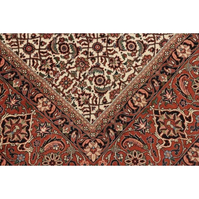 Middle Eastern Bijar Rug in Hand-Knotted Wool For Sale - Image 6 of 11