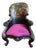 Exceptional 19th Century English Victorian Papier-Mâché Gothic Revival Black Lacquer Arm Chair For Sale