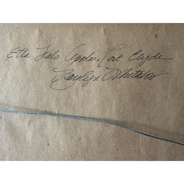 Camel Still Life by Carolyn Whitaker Titled “Etta Teal’s Apples” Port Clyde Maine For Sale - Image 8 of 9