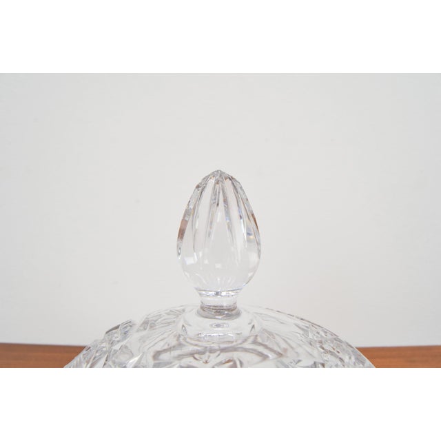 Bohemian Art Cut Glass Jar, 1960s For Sale - Image 6 of 18