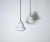 A pair of opaline glass pendant lamps. Very fine vintage condition. New wiring. Dimensions: Height: 7.88 in. / 20 cm,...