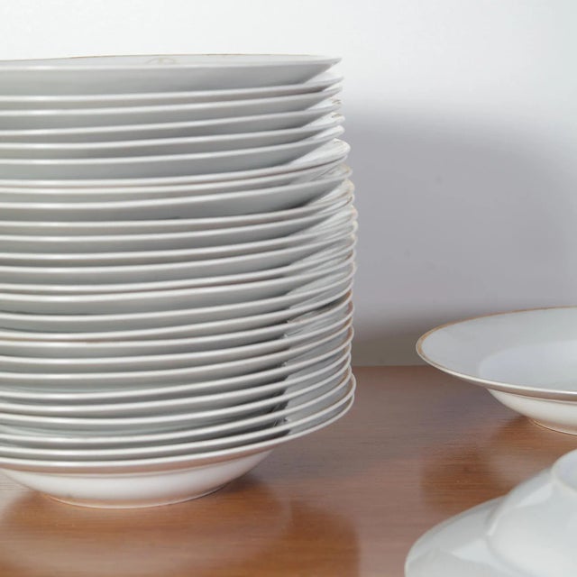 Czechoslovakian Tesla Holesovice Soup Plates by Stara Role, 1970s, Set of 6 For Sale - Image 4 of 7