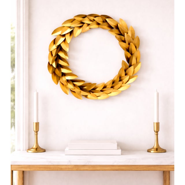 Crown your space with the timeless beauty of this grand bay laurel wreath, a classic symbol of peace, honor, and glory....