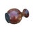Chinese Chinese Brown Lacquer Golden Scenery Decorative Wood Vase Art For Sale - Image 3 of 16