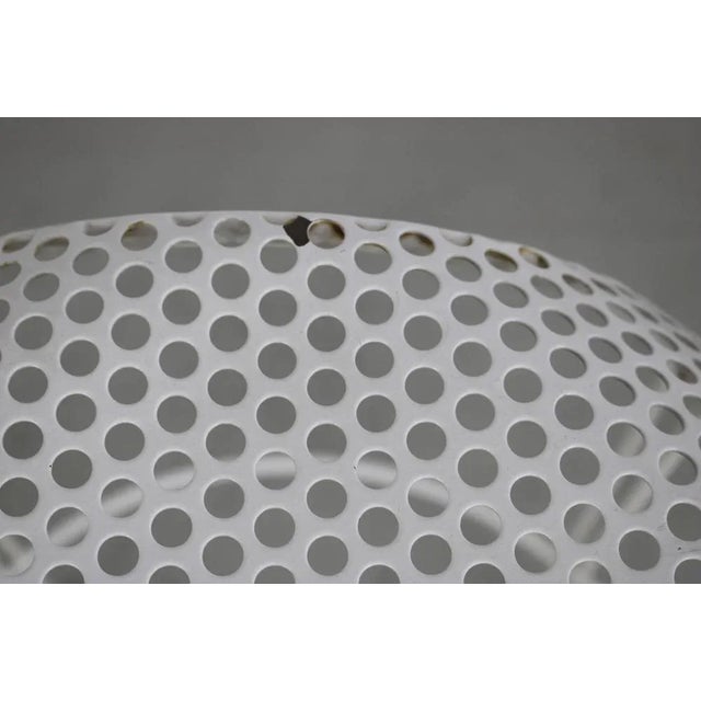 Bar Stools in White Painted Iron by Giuseppe De Vivo, Italy, 1950s, Set of 2 For Sale - Image 9 of 18