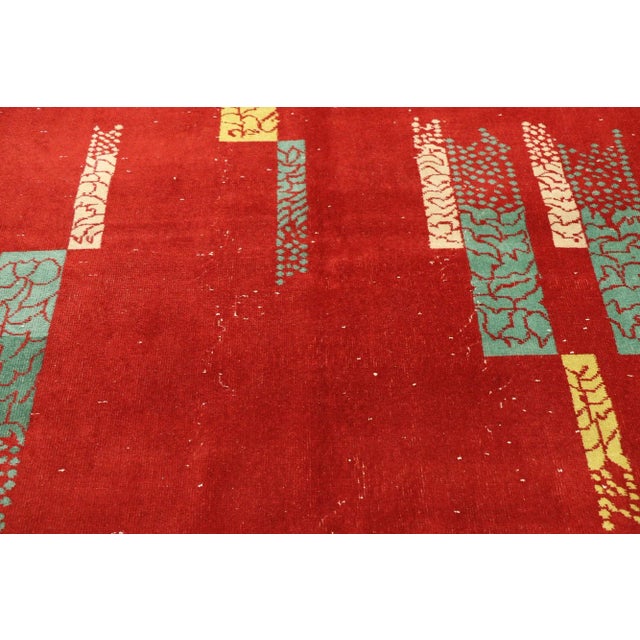 Mid 20th Century Zeki Muren Vintage Turkish Sivas Rug - 05'02 X 08'01 For Sale - Image 5 of 12