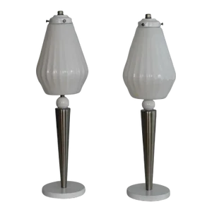 Pair of Mid 20th Century Gerald Thurston Style Lamps