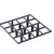 Metal Vintage Danish Modern Jens Quistgaard Jhq 8 Light Iron Trivet Candelabra For Sale - Image 7 of 12