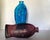 Figurative Vintage Pressed Glass Fish Bottles- A Pair For Sale - Image 3 of 9