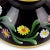 Glass Murano Millefiori Wild Flowers With Painted Pedestal Base Italian Art Glass Vintage Paperweight For Sale - Image 7 of 7