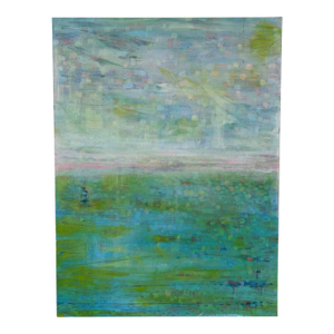 Large Abstract Landscape Painting by Gavin Mc Groggan – Original Signed Acrylic on Canvas, 30” X 40”