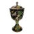 Antique Cloisonné Covered Stem Cup or Lidded Urn For Sale