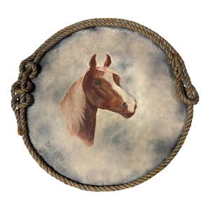 Signed & Dated 1899 Horse Painting on Board