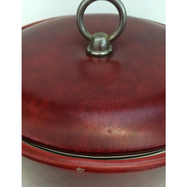 1960s George Briard Faux Leather Ice Bucket For Sale In New York - Image 6 of 9