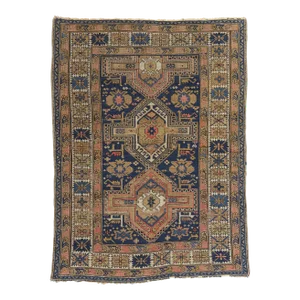Antique Caucasian Kuba Rug - 04'05 X 05'03