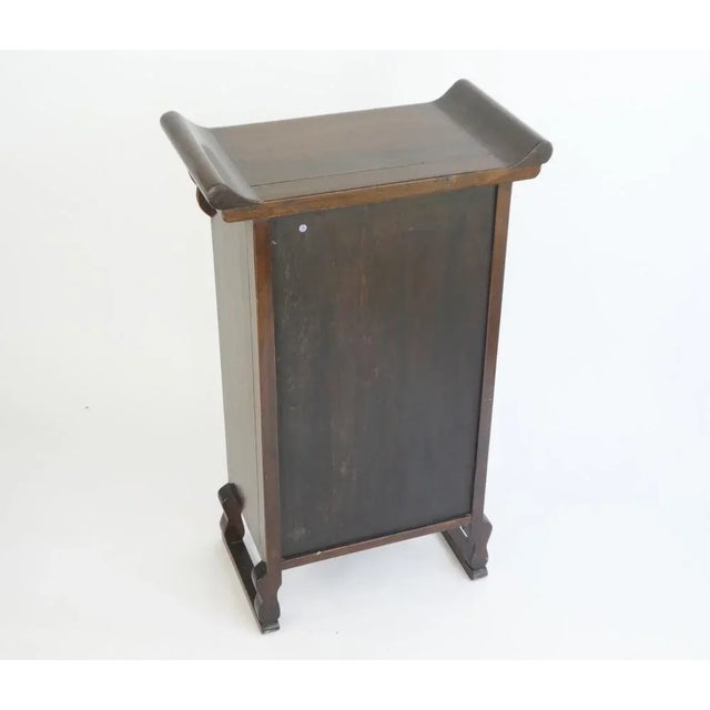 Vintage Asian Apothecary Wooden Chest of Drawers For Sale - Image 4 of 8