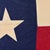 This vintage Texas flag is made from a thin cotton cloth with printed star and sewn panels. Please note staining, small...