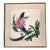 1920s Chinese Painting on Silk, Chop Signed, Pink Flower Green Leaves For Sale