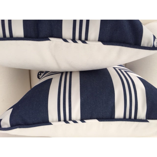 Ralph Lauren Nautical Striped Pillow With Feather/Down Insert Chairish