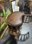 This Kidney Shaped Tea/Liquor Cabinet Table is a unique and elegant piece of antique furniture. With a beveled glass top...