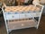 Vintage Lilly Pulitzer Boys Faux Bamboo White Lacquered Baby Changing Table For Sale In West Palm - Image 6 of 12