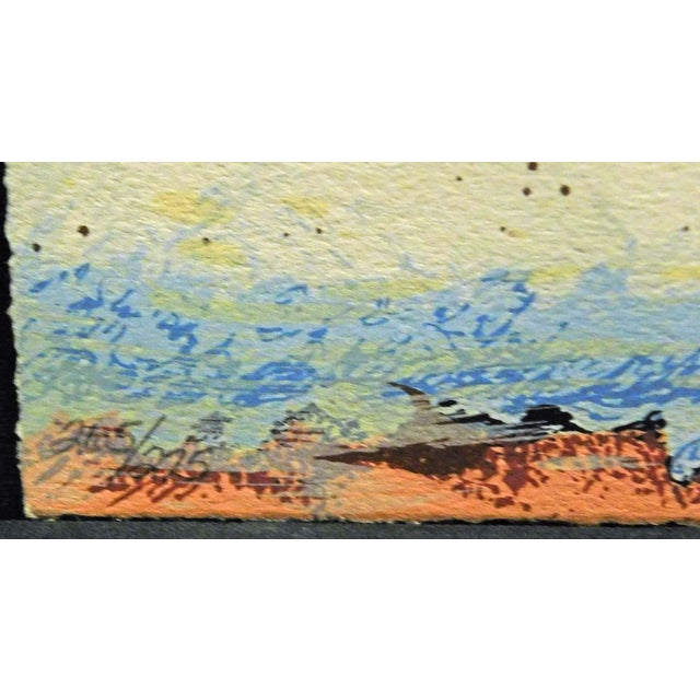 "High Mountain Campground" Original Limited Edition Serigraph on paper by Earl Biss Hand Signed by the Artist Art size :...