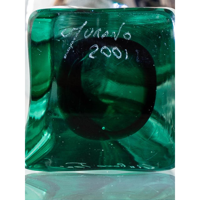 Murano Glass Candlestick by Giuliano Tosi, 2001 For Sale - Image 11 of 17