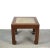 This vintage square Asian table features naturel textured marble top and a simple and elegant design. The small size makes...