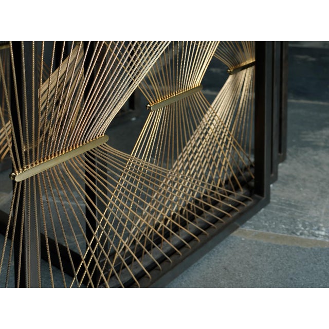 Not Yet Made - Made To Order AEGIS 001 Three Nesting Side Tables by Ziad Alonaizy, Set of 3 For Sale - Image 5 of 11