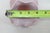 Lavender Art Glass Vase Tapered Bulbous Shape With Ruffled Pie Crust Rim 4882b For Sale In Miami - Image 6 of 8