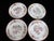 Ceramic Royal Doulton Ito Smooth E2929 Exotic Song Bird 10 1/4" Dinner Plate Set of 4 For Sale - Image 7 of 8