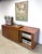1960s Mid Century Modern Tambour Door Walnut Credenza / Media Cabinet / Bar Cabinet For Sale - Image 4 of 12